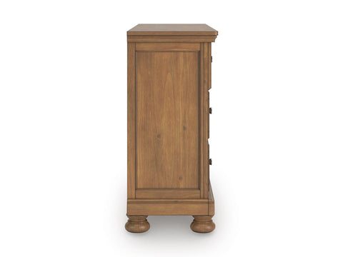 Feddinger Panel Storage Bed, Dresser and Nightstand