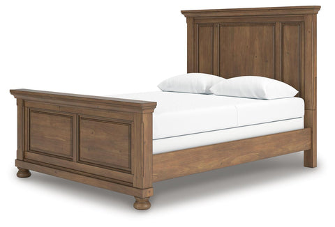 Feddinger Panel Bed with Mirrored Dresser and 2 Nightstands
