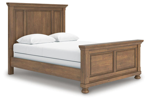 Feddinger Panel Bed with Mirrored Dresser and 2 Nightstands