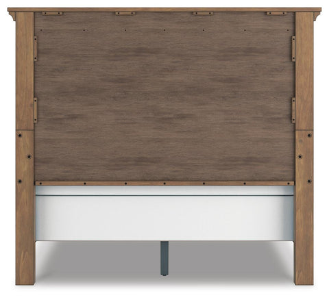 Feddinger Panel Bed with Mirrored Dresser and Chest