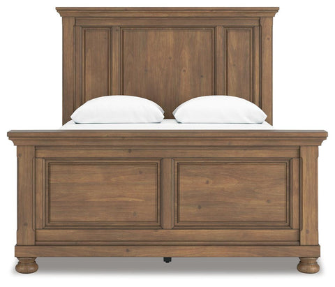 Feddinger Panel Bed with Mirrored Dresser and Chest