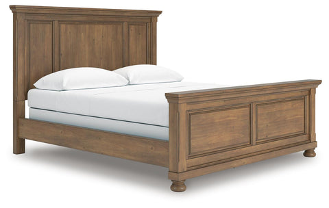 Feddinger Panel Bed with Mirrored Dresser and 2 Nightstands