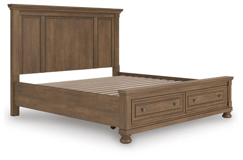 Feddinger Panel Storage Bed. Dresser, Mirror, Chest and Nightstand