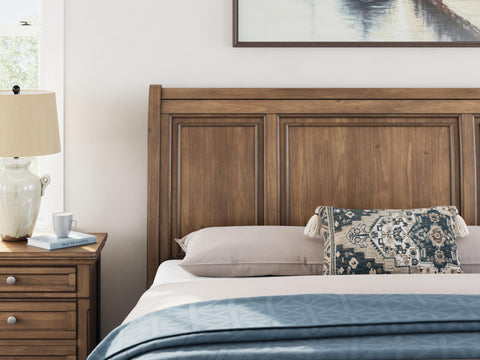 Feddinger Storage Sleigh Bed with Dresser and Nightstand