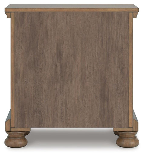 Feddinger Storage Sleigh Bed with Mirrored Dresser, Chest and 2 Nightstands
