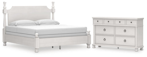 Rowlenstown Poster Bed and Dresser