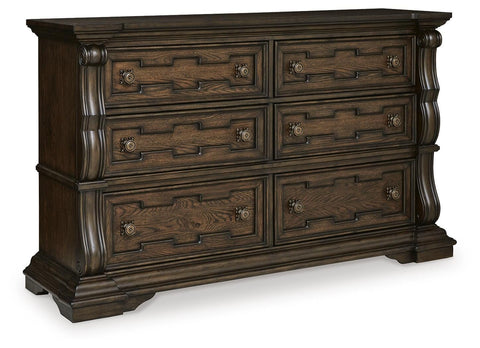 Maylee Canopy Bed, Dresser and Nightstand