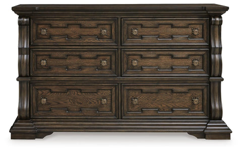 Maylee Upholstered Bed with Dresser and Nightstand