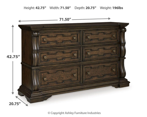 Maylee Canopy Bed and Dresser