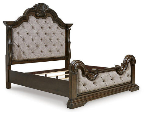 Maylee Panel Bed, Dresser, Mirror, Chest and 2 Nightstands