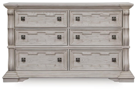 Bruchandi Upholstered Panel Bed and Dresser