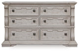 Bruchandi Upholstered Panel Bed and Dresser