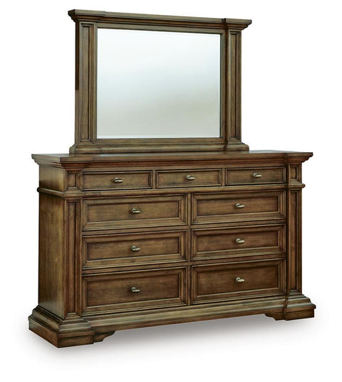 Frantanna Panel Bed, Dresser and Mirror