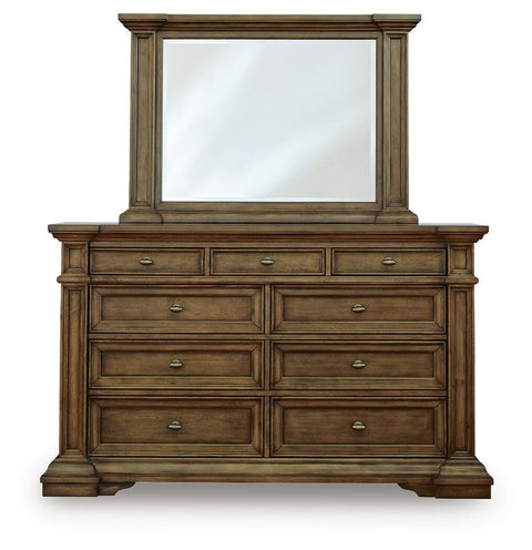 Frantanna Panel Bed, Dresser and Mirror