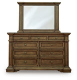 Frantanna Panel Bed, Dresser and Mirror