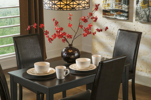 Kimonte Dining Table and 4 Chairs Set