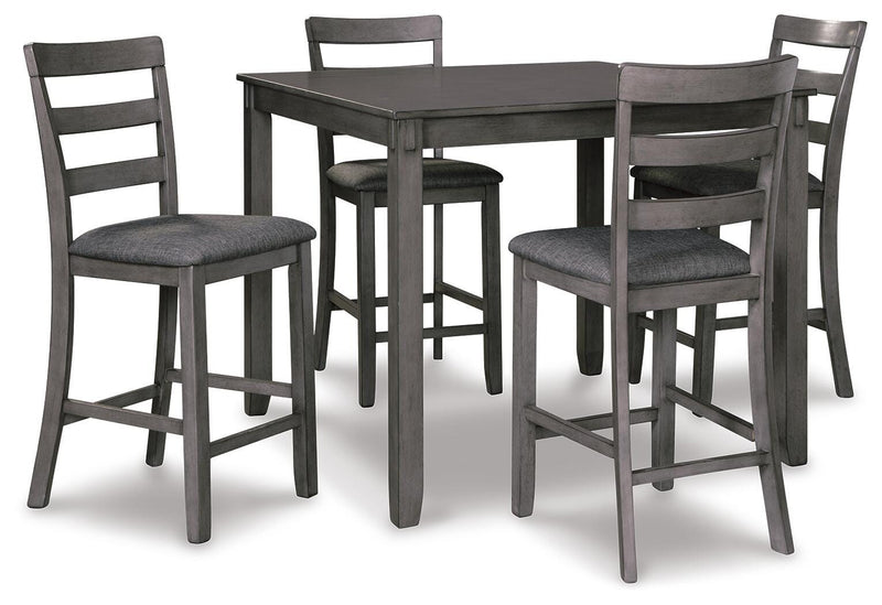 Keaton Counter Height Dining Table and Bar Stools (Set of 5)