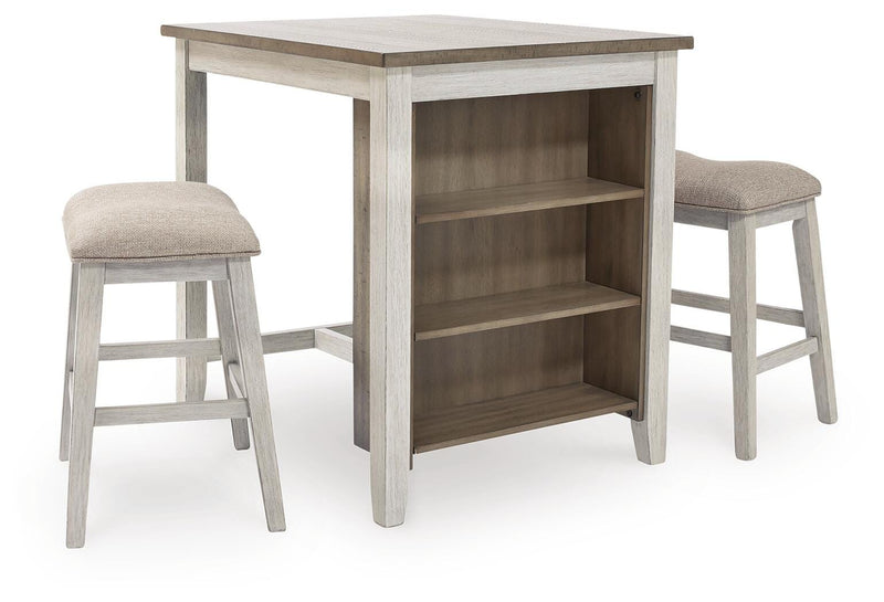 Hartwell Counter Height Dining Table and Bar Stools (Set of 3)