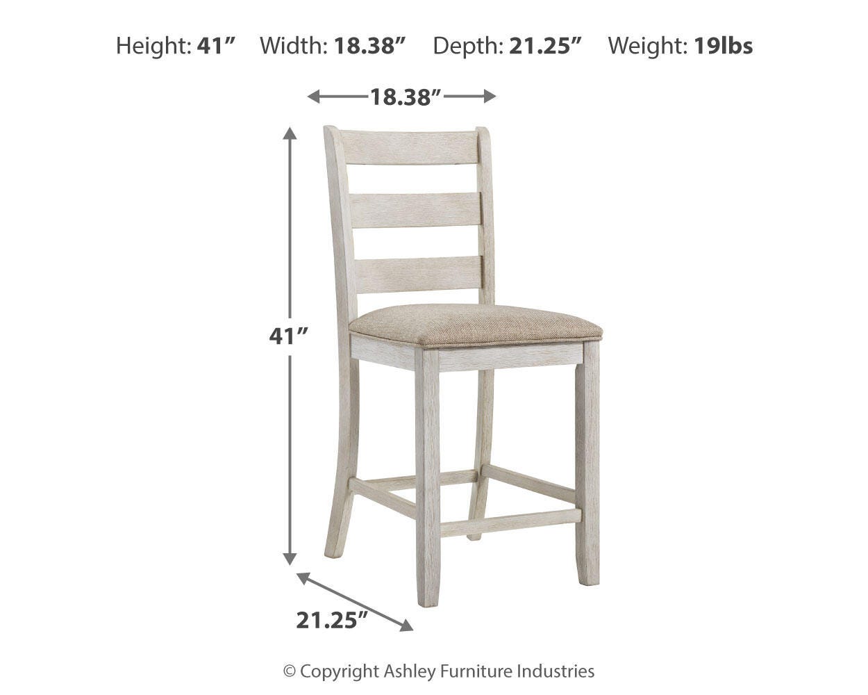 Hartwell Counter Height Dining Table and 6 Barstools