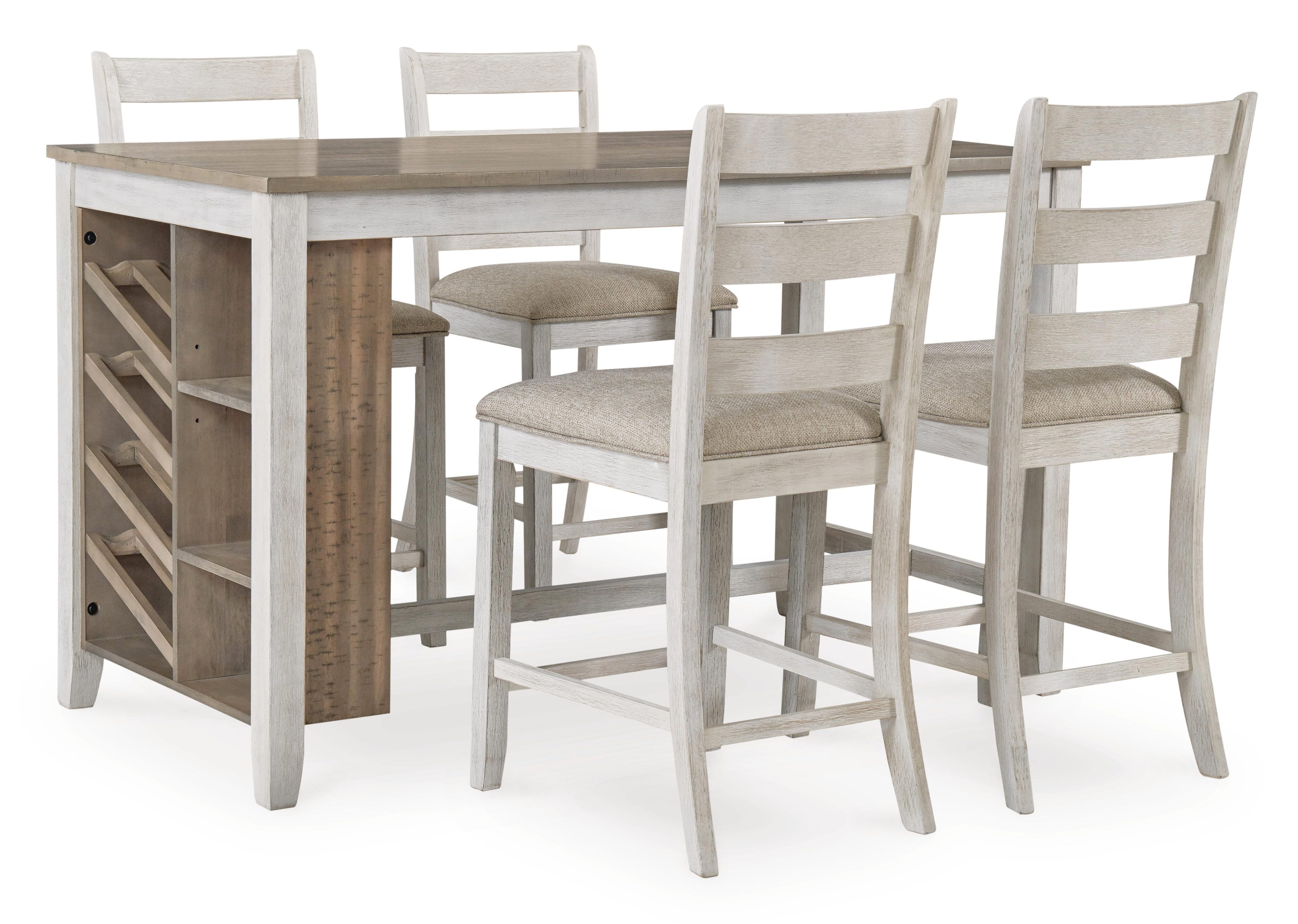 Hartwell Counter Height Dining Table and 4 Bar Stools