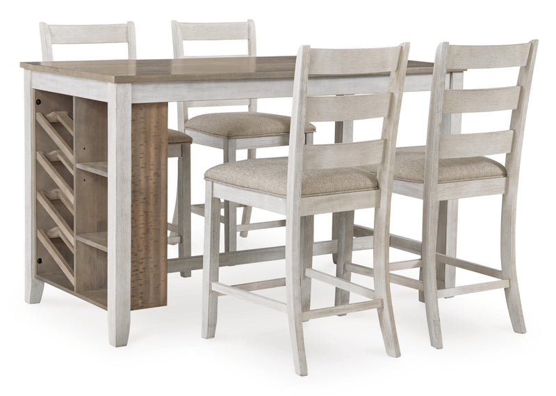 Hartwell Counter Height Dining Table and 4 Bar Stools