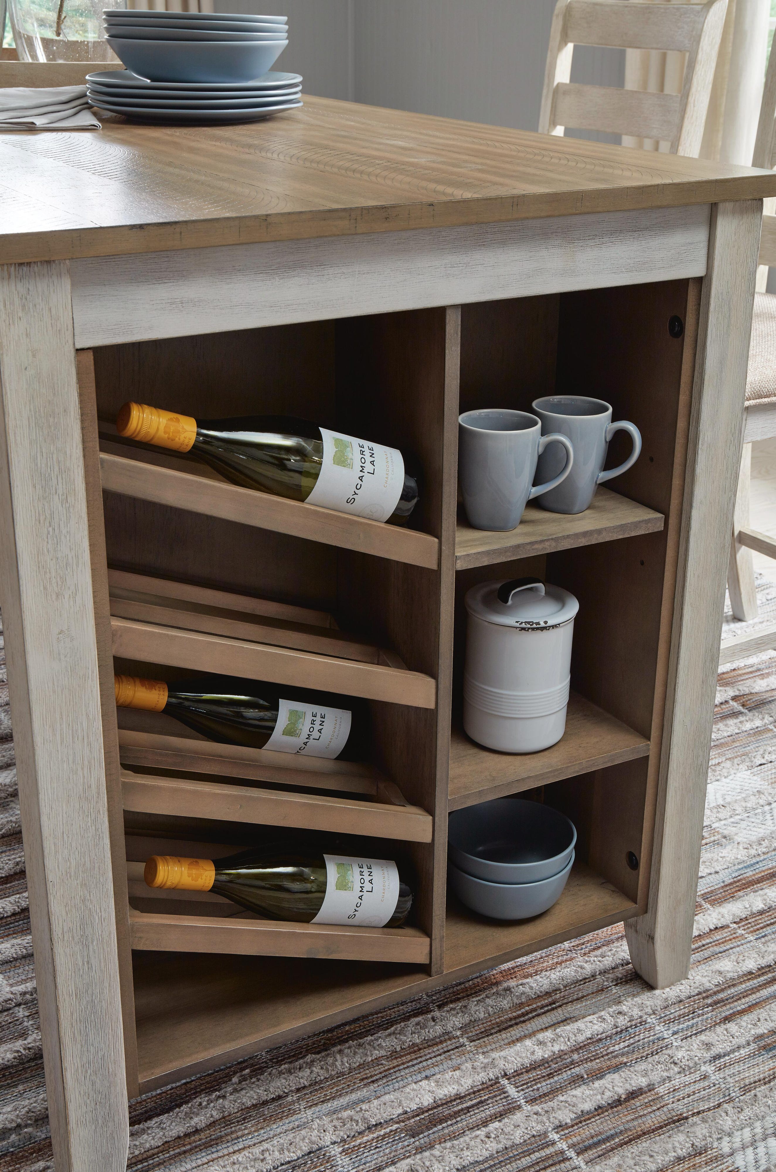 Hartwell Counter Height Dining Table and 2 Bar Stools