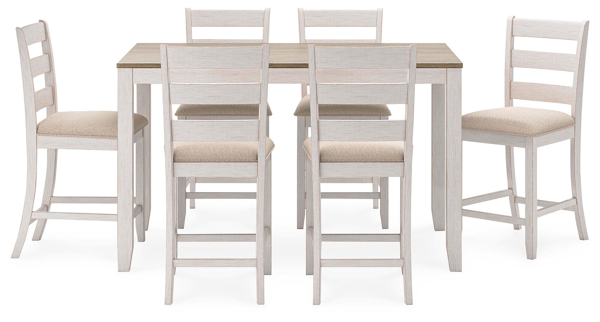 Skempton Counter Height Dining Table and Bar Stools (Set of 7)