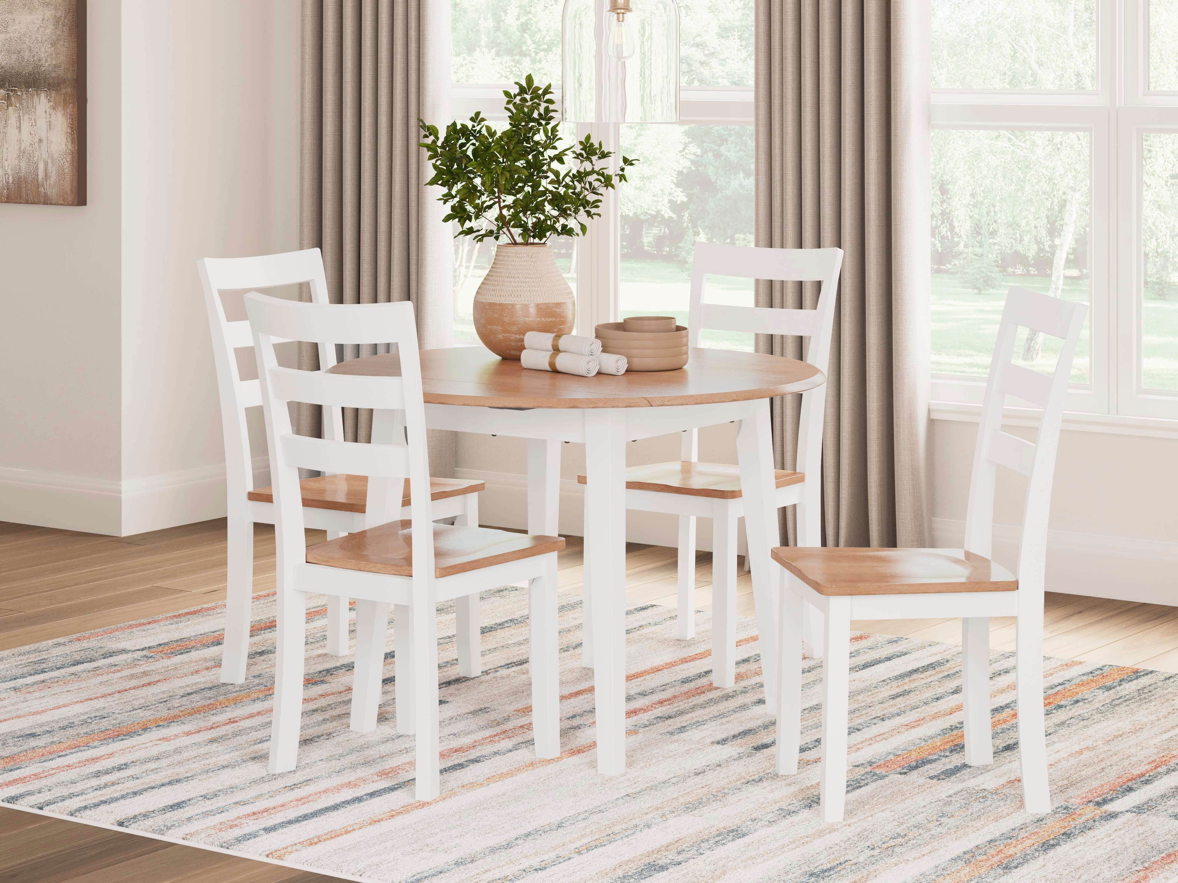 Gesthaven Extendable Dining Table and 4 Chairs