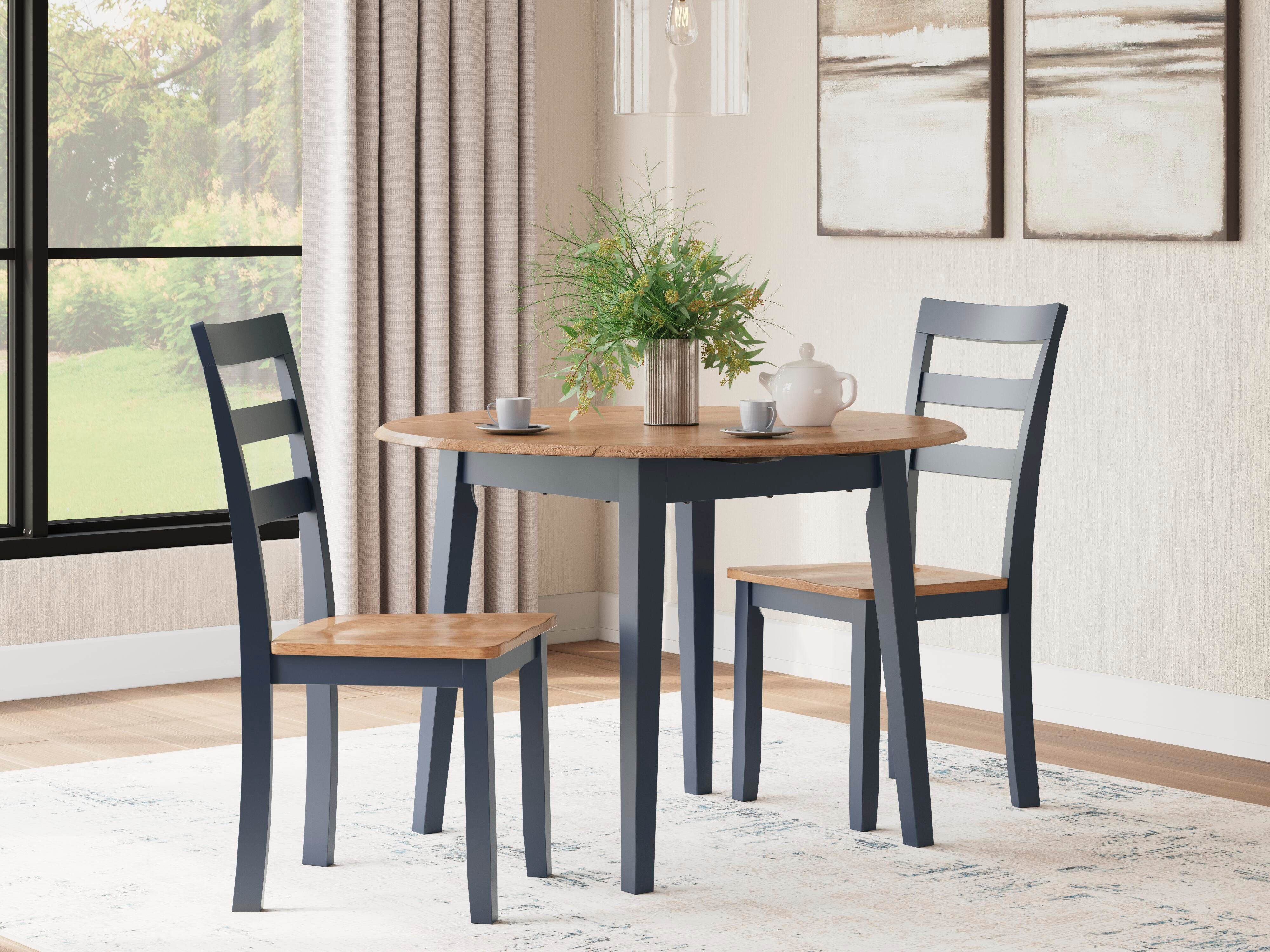 Gesthaven Extendable Dining Table and 2 Chairs