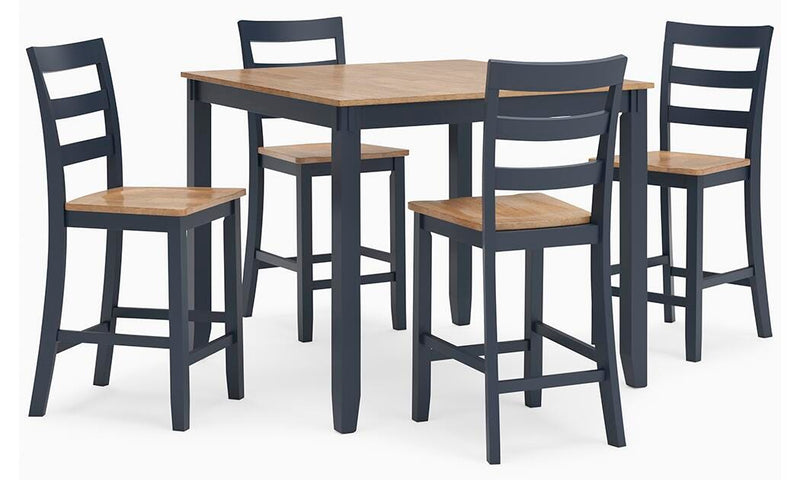 Millbrook Counter Height Dining Table and 4 Barstools (Set of 5)