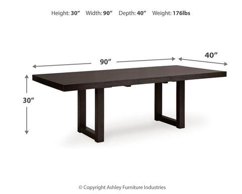 Neymorton Extendable Dining Table and 10 Chairs
