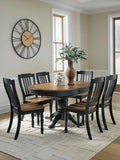 Clorazi Extension Dining Table and 6 Chairs