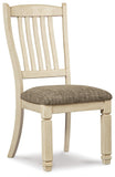 Vanderley Dining Table, 4 Chairs, Bench, Server and Display Cabinet