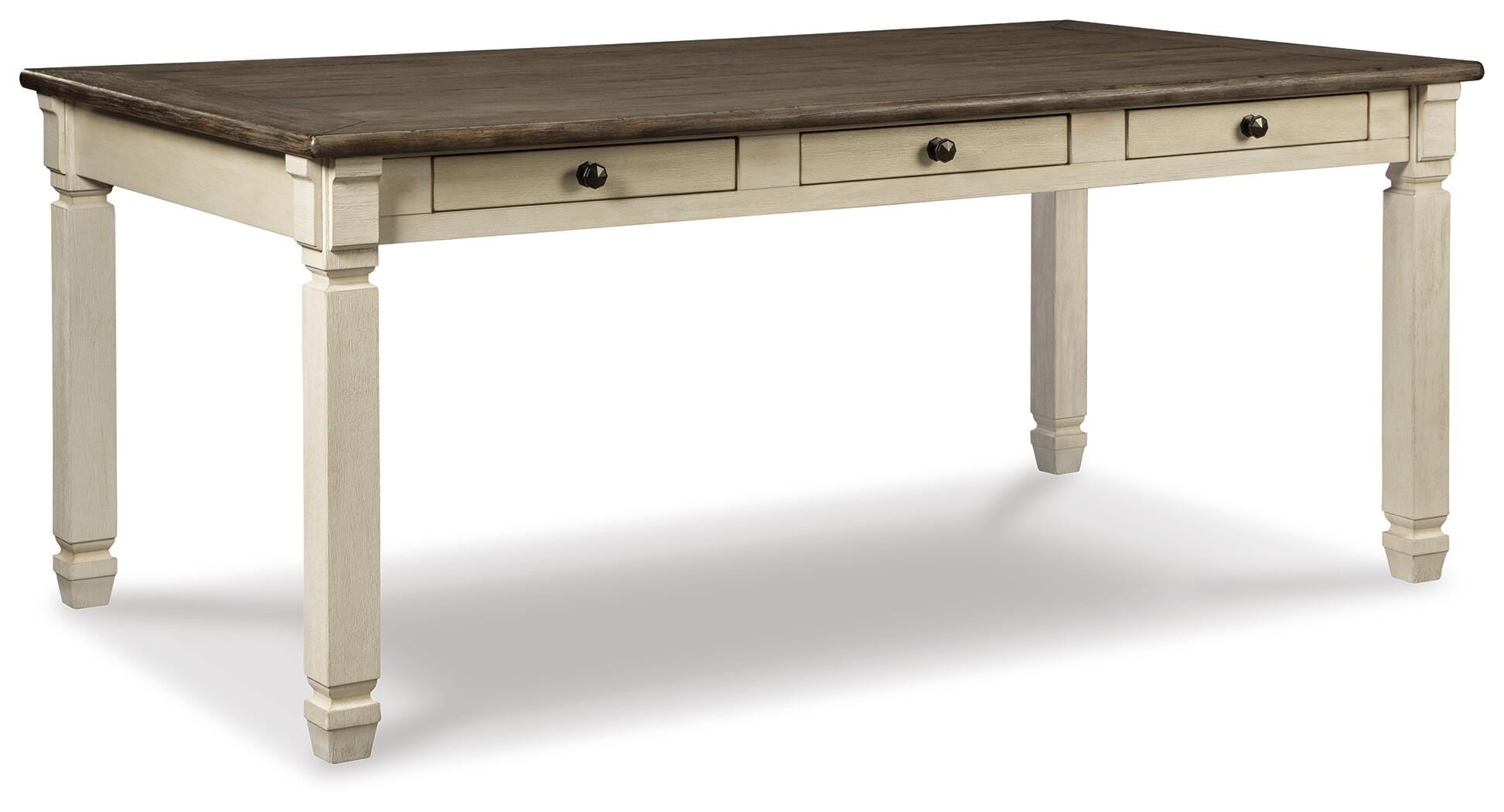 Vanderley Dining Table, 4 Chairs, Bench, Server and Display Cabinet