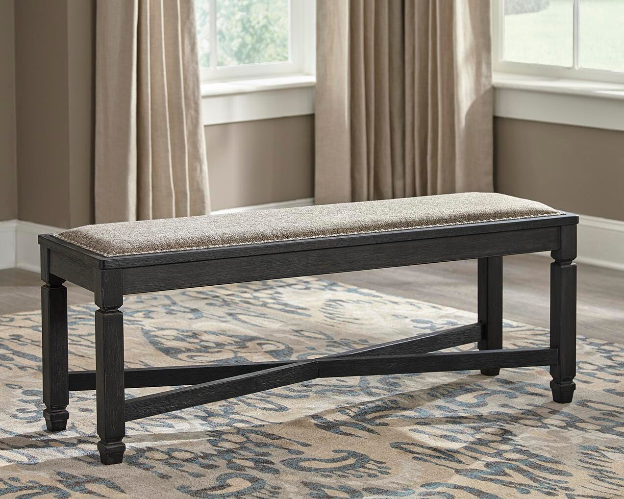 Pinehurst Dining Table and 4 Chairs with Bench