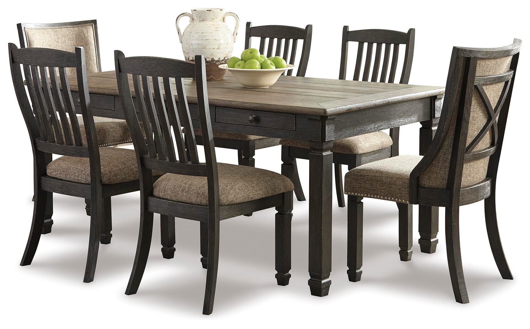 Pinehurst Dining Table with 6 Chairs
