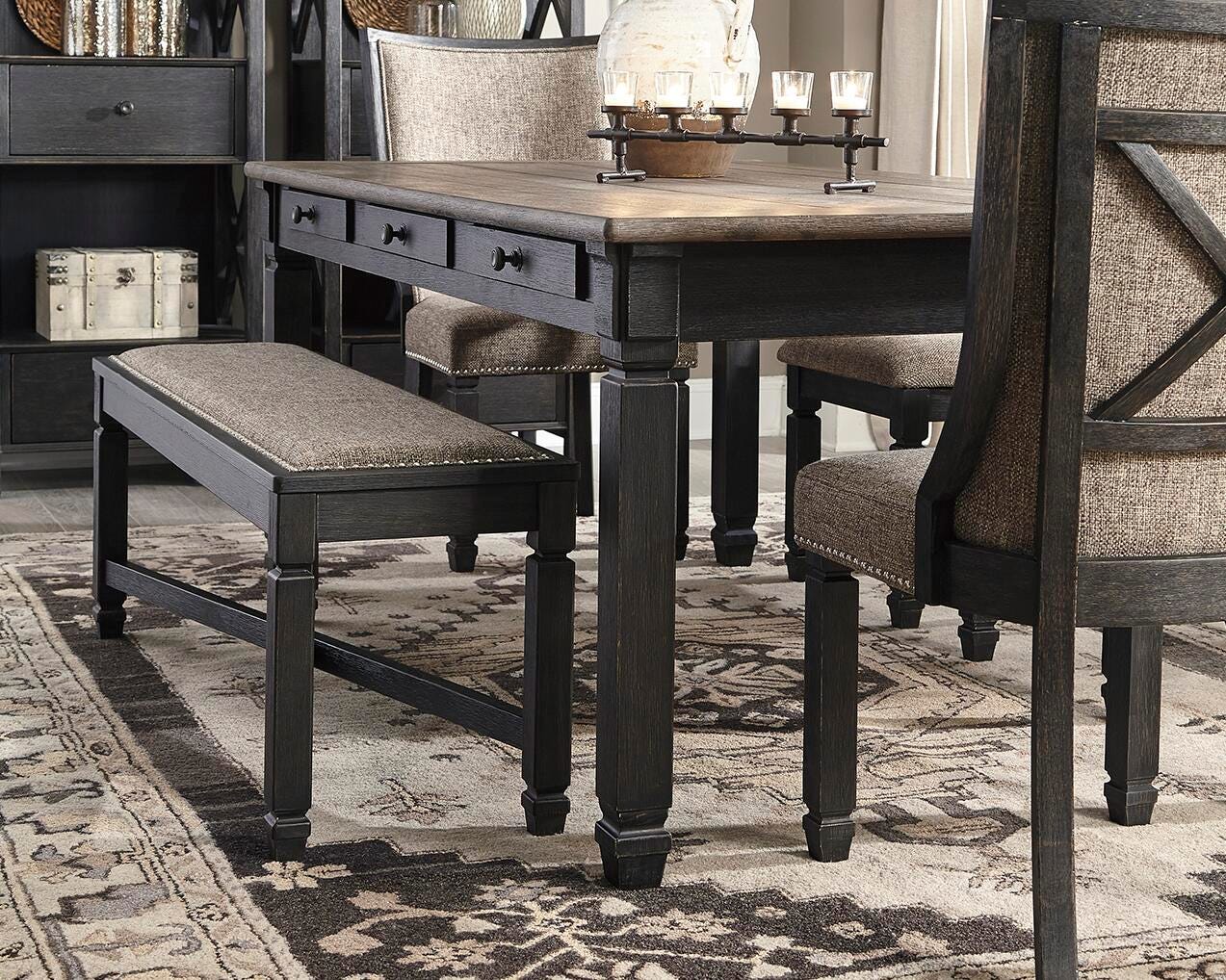 Pinehurst Dining Table and 4 Chairs
