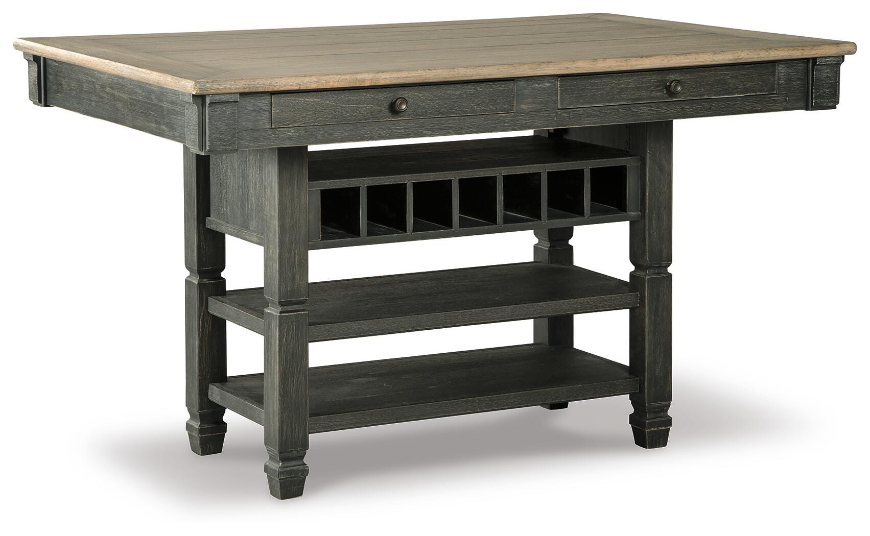Tyler Creek Counter Height Dining Table and 4 Bar Stools
