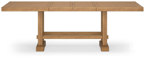 Havonplane Counter Height Extendable Dining Table and 2 Barstools and Bench