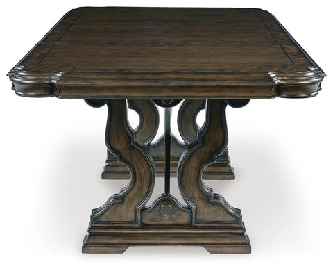 Maylee Extendable Dining Table and 10 Chairs with Storage