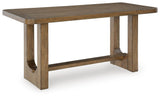 Cabalynn Counter Height Dining Table and 6 Barstools with Storage
