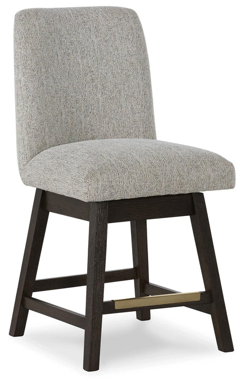 Burkhaus Counter Height Dining Table and 6 Barstools with Storage