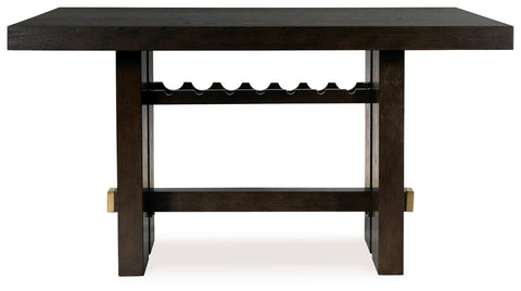 Burkhaus Counter Height Dining Table and 4 Barstools with Storage