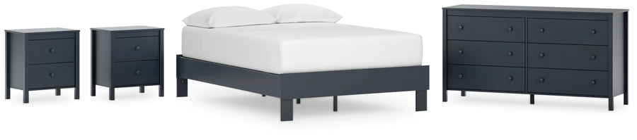 Simmenfort Platform Bed, Dresser and 2 Nightstands