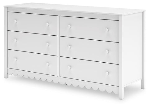 Hallityn Panel Headboard, Dresser and 2 Nightstands