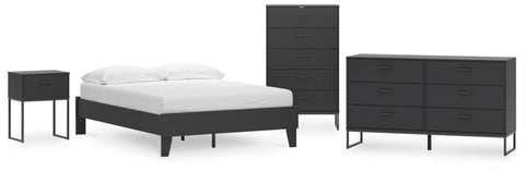 Socalle Platform Bed, Dresser, Chest and Nightstand