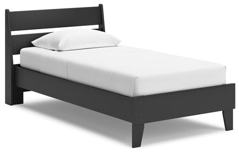 Socalle Panel Platform Bed, Dresser and Nightstand