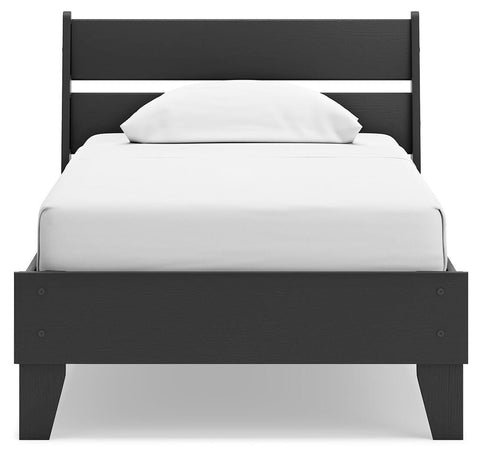 Socalle Panel Platform Bed, Dresser and Nightstand