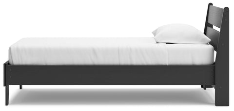 Socalle Panel Platform Bed, Dresser and 2 Nightstands