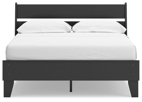 Socalle Panel Platform Bed, Dresser and 2 Nightstands